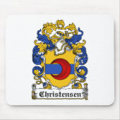 Christensen Family Crest Muismat (Voorkant)