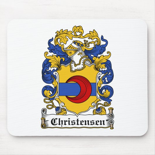Christensen Family Crest Muismat (Voorkant)