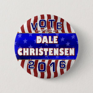Christensen voor President 2016 VerkiezingsRepubli Ronde Button 5,7 Cm