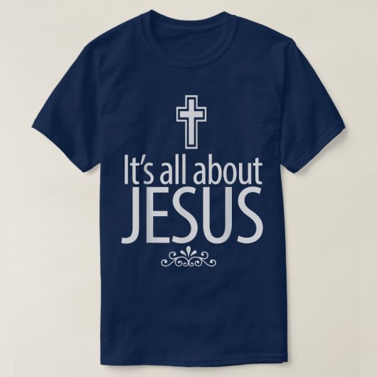 Christerest Het gaat allemaal over Jezus Christeli T-shirt (Design voorkant)