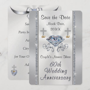 Christiaan 60e Save the Date Jubileumfeest Kaart