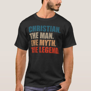 Christiaan De Man De Mythe De Legende T-shirt