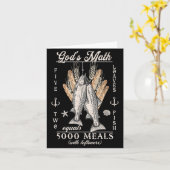 Christian 2 Fishes 5 Breads 5000 Against Kaart (Gele Bloem)