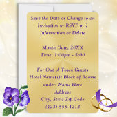 CHRISTIAN, 50ste verjaardag Save the Date-kaarten Kaart