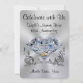 Christian 60e verjaardagsuitnodigingen Personalise Kaart (Voorkant)