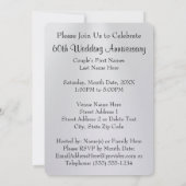 Christian 60e verjaardagsuitnodigingen Personalise Kaart (Achterkant)