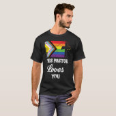 Christian Ally Inclusive Pride Clergy This Pastor  T-shirt (Voorkant volledig)