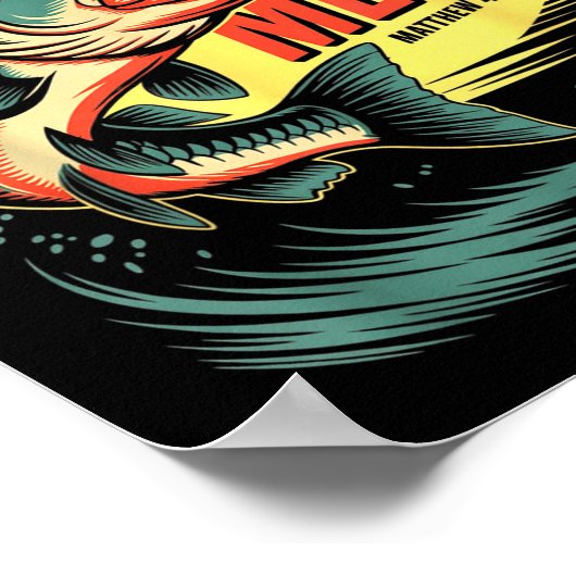 Christian Angler Fishers Of Men Matthew 4 19 Verse Poster (Hoek)