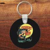 Christian Angler Fishers Of Men Matthew 4 19 Verse Sleutelhanger (Voorkant)