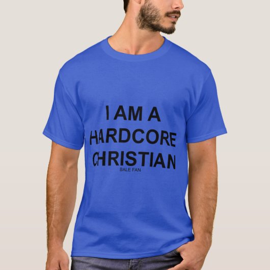 Christian Bale-fanboy T-shirt (Voorkant)