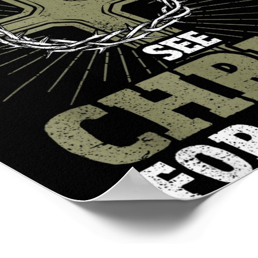 Christian Baptized Under New Management See Christ Poster (Hoek)