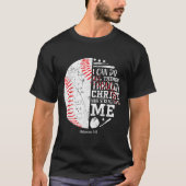 Christian Baseball Philipans 4_13 I Can Do All Thi T-shirt (Voorkant)
