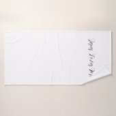 Christian bath towel Jesus loves me Badhanddoek (Badhanddoek)