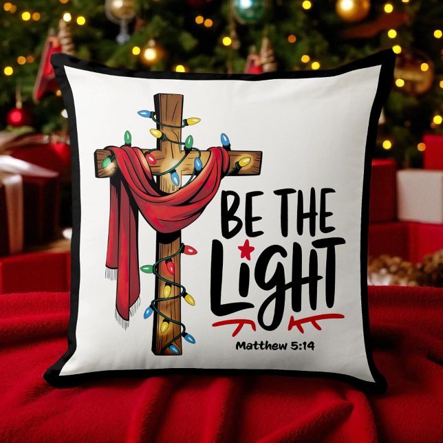 Christian - Be the Light - Christmas Kussen (Creator heeft geüpload)