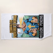 Christian Beach Towel For Single Men Strandlaken (Voorkant)