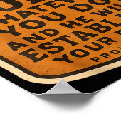 Christian Bible Commit To The Lord Whatever You Do Poster (Hoek)