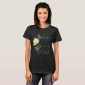 Christian Bible Verse Butterfly Rose Flower Isaiah T-shirt (Voorkant volledig)