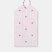 Christian Bible Verse Cute Pink Valentine Cadeaulabel (Achterkant)