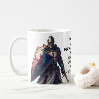 Christian Bible Verse Ephesians 6:10-18 Knight Koffiemok