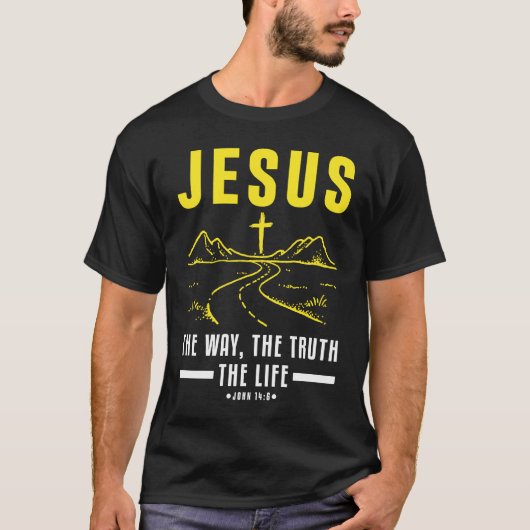 Christian Bible Verse Faith Believer Follower 1 T-shirt (Voorkant)