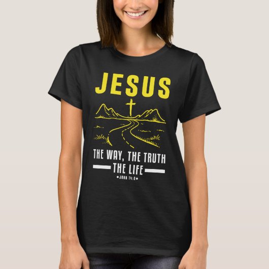 Christian Bible Verse Faith Believer Follower  1 T-shirt (Voorkant)
