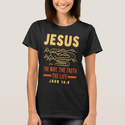 Christian Bible Verse Faith Believer Follower T-shirt (Voorkant)