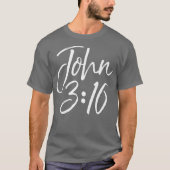 Christian Bible Verse Gift Scripture Reference T-shirt (Voorkant)