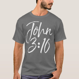 Christian Bible Verse Gift Scripture Reference T-shirt