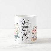 Christian Bible Verse Psalms Coffee Mug Koffiemok (Center)