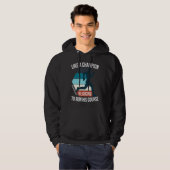 Christian Bible Verse Run His Course Quote Running Hoodie (Voorkant volledig)