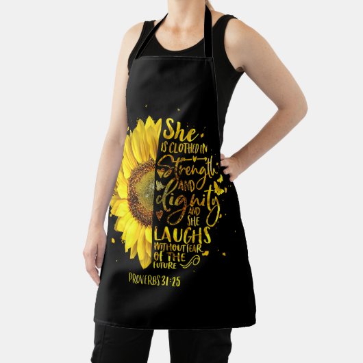 Christian Bible Verse Scripting Religious Schort (Insitu)