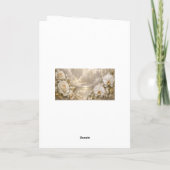 Christian Bible Verse Sympathy Card Kaart (Achterkant)