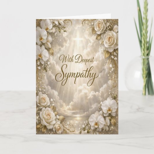 Christian Bible Verse Sympathy Card Kaart (Voorkant)