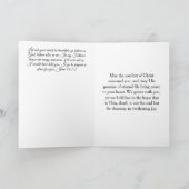 Christian Bible Verse Sympathy Card Kaart (Binnen)