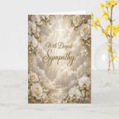 Christian Bible Verse Sympathy Card Kaart (Gele Bloem)