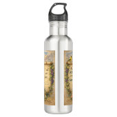 Christian Bible Verse Water Bottle Waterfles (Voorkant)