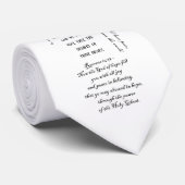 Christian Bible Verses KJV Custom Necktie Stropdas (Opgerold)