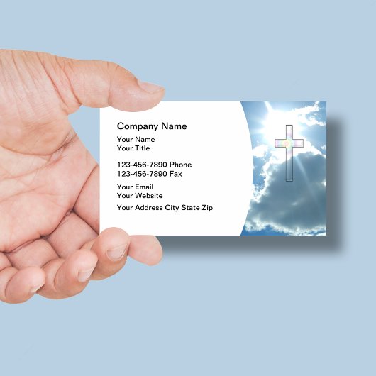 Christian Business Card Design Visitekaartje