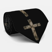 Christian Christianity Cross Custom Necktie Stropdas (Opgerold)
