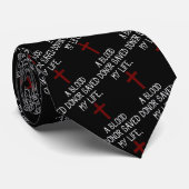 Christian Christianity Custom Necktie Stropdas (Opgerold)