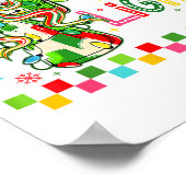 Christian Christmas Be The Light Coquette Bow Cros Poster (Hoek)