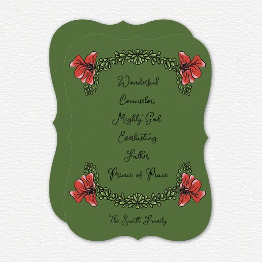 Christian Christmas Card Feestdagenkaart