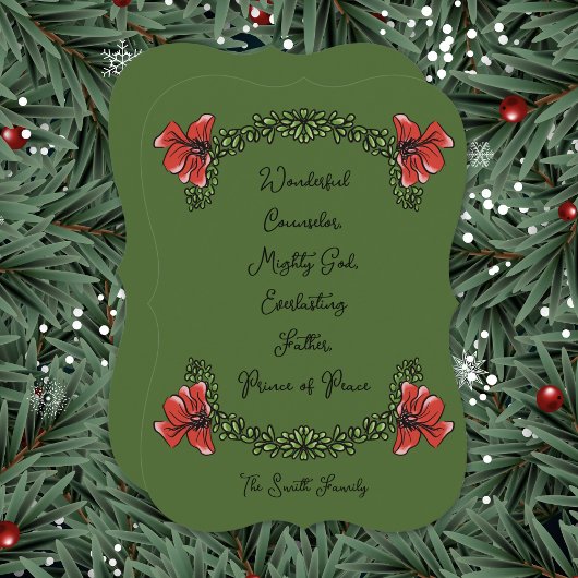 Christian Christmas Card Feestdagenkaart