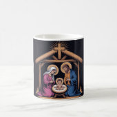 Christian Christmas Cross Inspirational Coffee Mug Koffiemok (Center)
