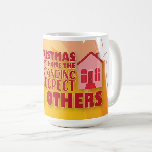 Christian Christmas fire mug Koffiemok (Voorkant rechts)