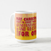 Christian Christmas fire mug Koffiemok (Voorkant links)