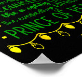 Christian Christmas Jesus Bible Names Xmas Tree Sh Poster (Hoek)