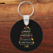 Christian Christmas Jesus Bible Names Xmas Tree Sh Sleutelhanger (Voorkant)