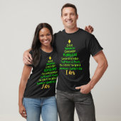 Christian Christmas Jesus Bible Names Xmas Tree Sh T-shirt (Unisex)