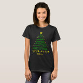 Christian Christmas Jesus Bible Names Xmas Tree Sh T-shirt (Voorkant volledig)